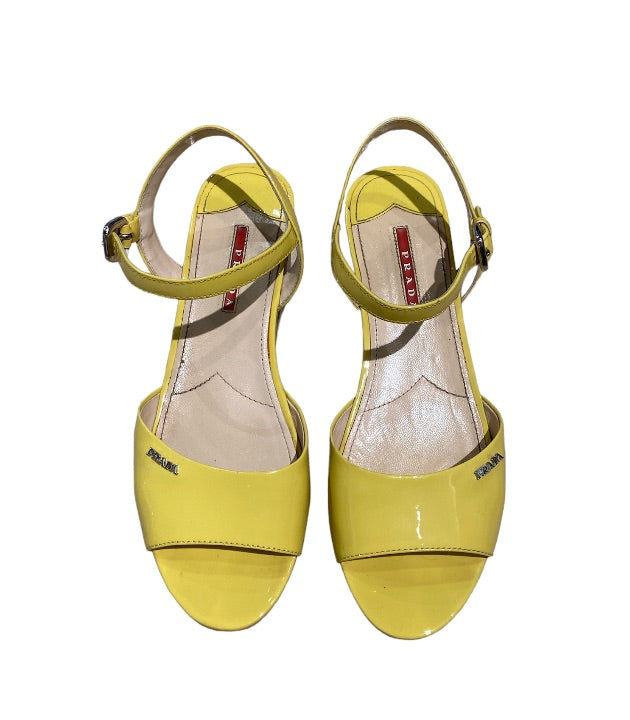 Jaune PRADA Sandals, 39.5