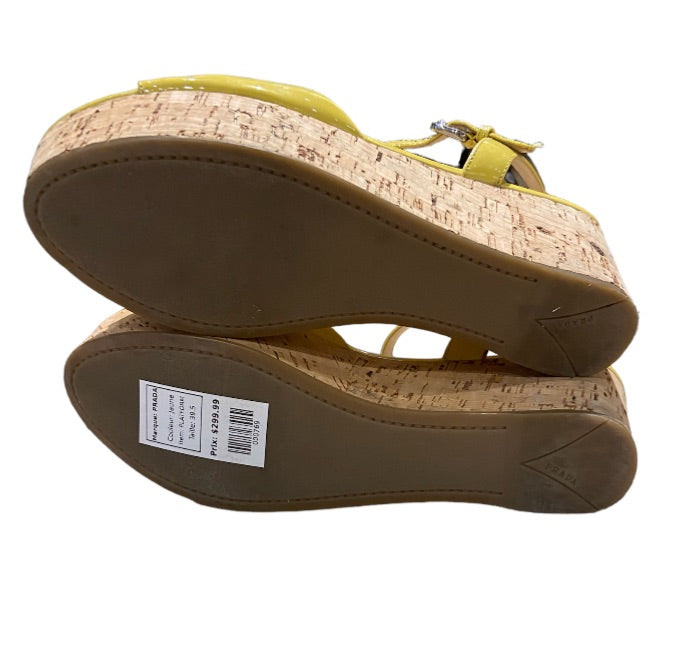 Jaune PRADA Sandals, 39.5