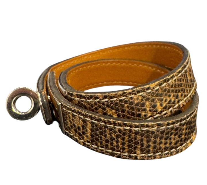 Brun et Argent HERMES PARIS Bracelet, BRACELET