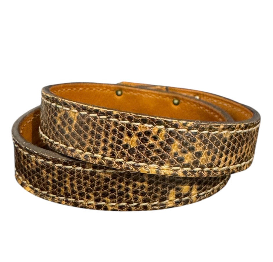 Brun et Argent HERMES PARIS Bracelet, BRACELET