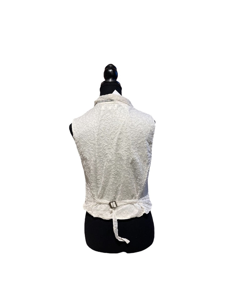 Gilet ANNE FONTAINE Blanc, Très Petit