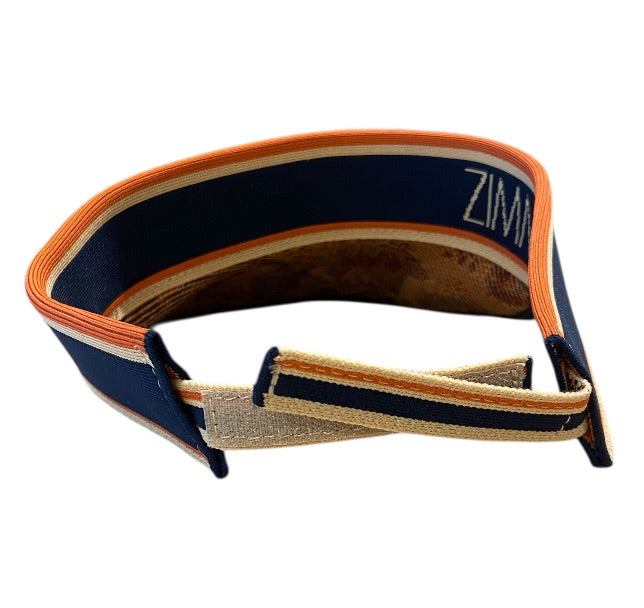 Bleu Marine et Orange ZIMMERMANN chapeau