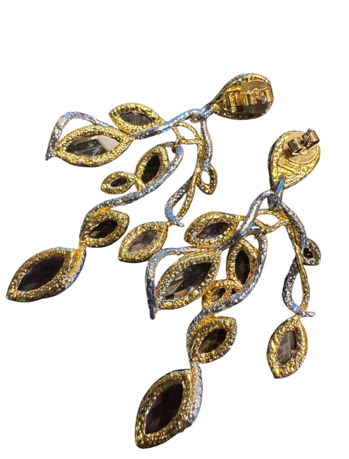 Rose et Or ALEXIS BITTAR Boucles d'oreilles