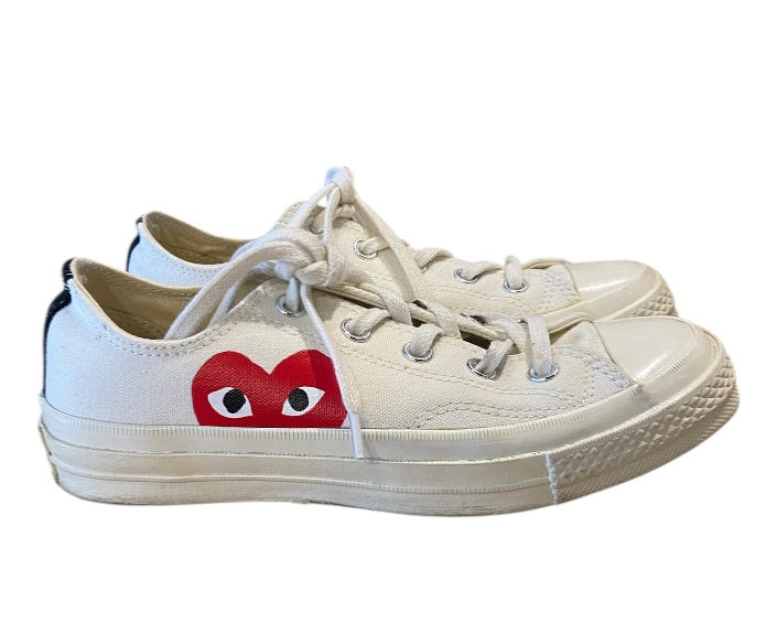 Blanc et Rouge CONVERSE/COMME DES GARCONS SNEAKERS, 6