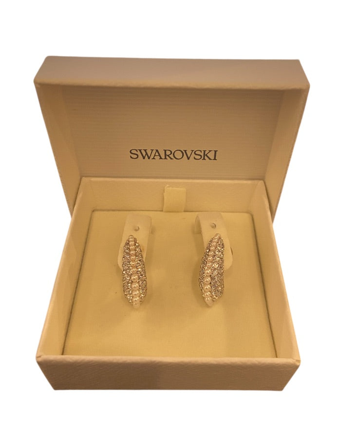 Perles et Crystals SWAROVSKI Boucles d'oreilles