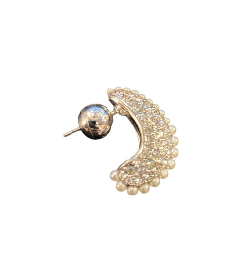 Perles et Crystals SWAROVSKI Boucles d'oreilles