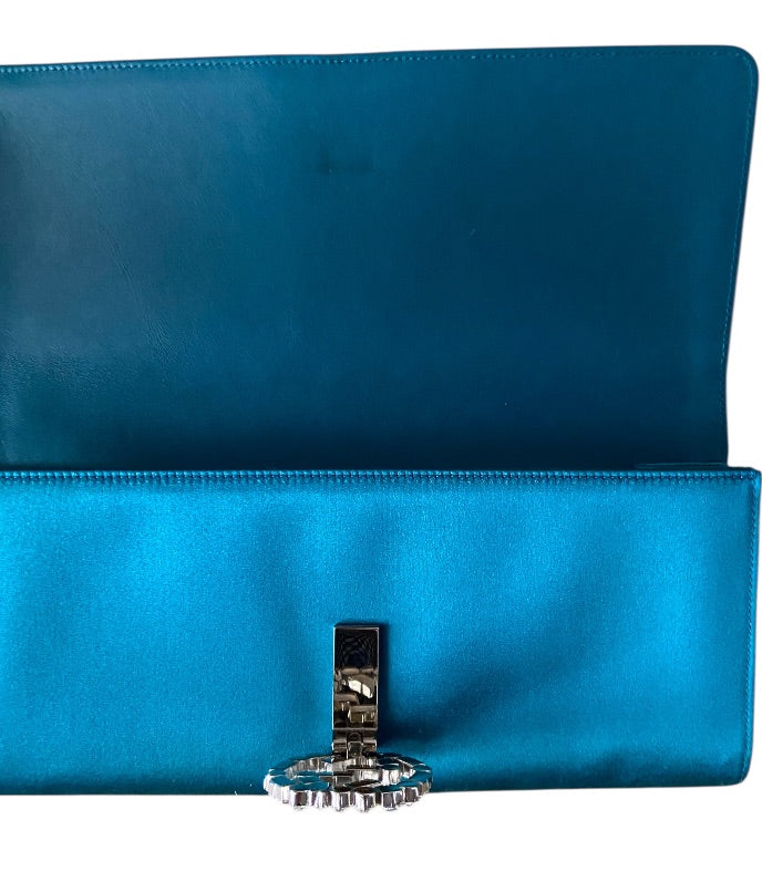 TEAL GUCCI Sacs, SILK, SWAROVSKI