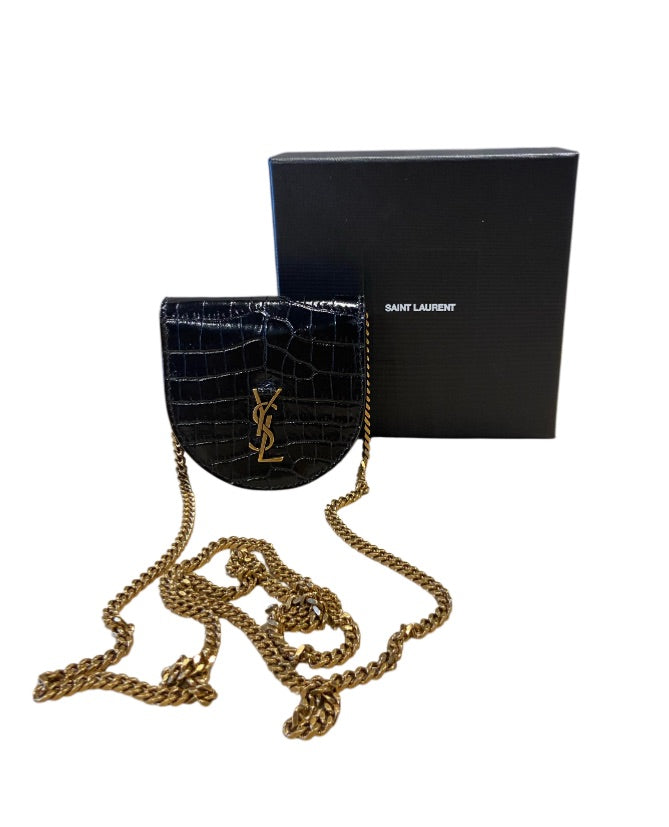 Noir et Or YVES SAINT LAURENT Sacs, COIN POUCH