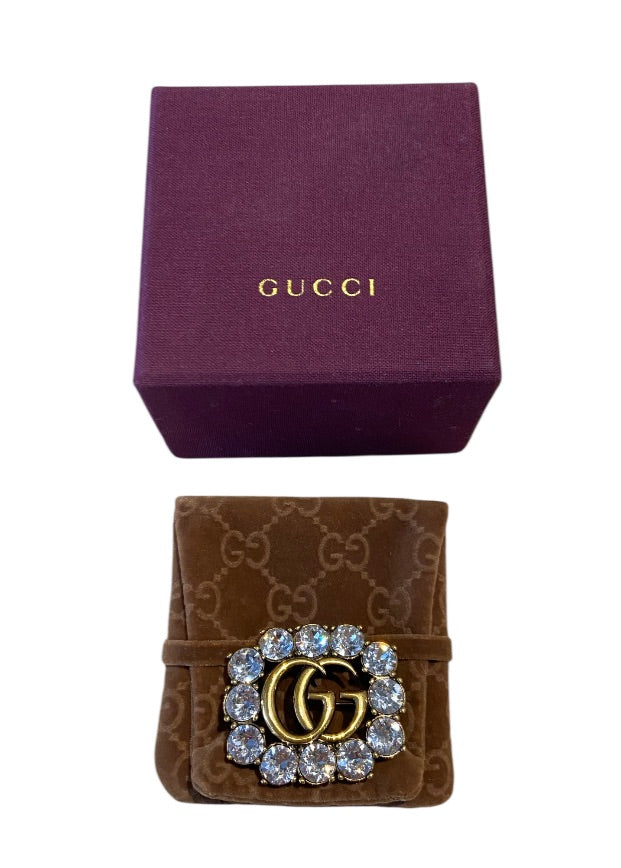 CRYSTAL OR GUCCI Broche, MARMONT