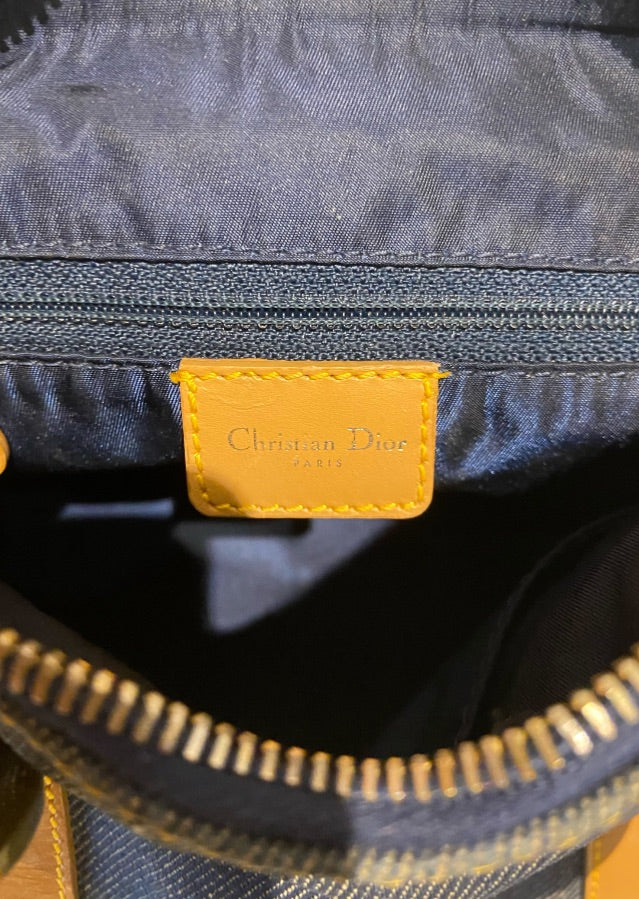Bleu Jean CHRISTIAN DIOR Sacs