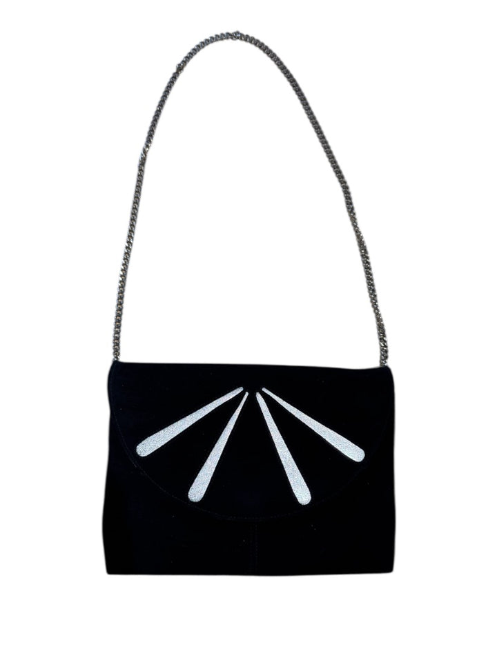 Noir et Argent VINTAGE Sacs, ART DECO