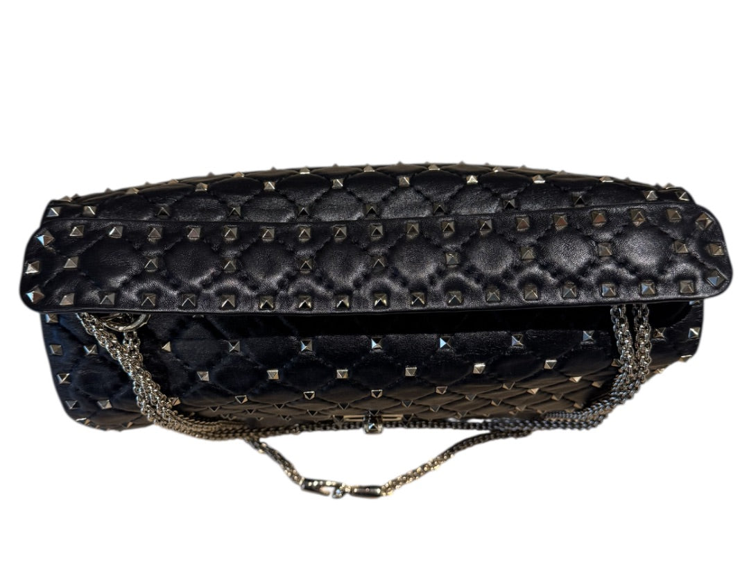 Noir et Argent VALENTINO Sacs, ROCKSTUD SPIKE