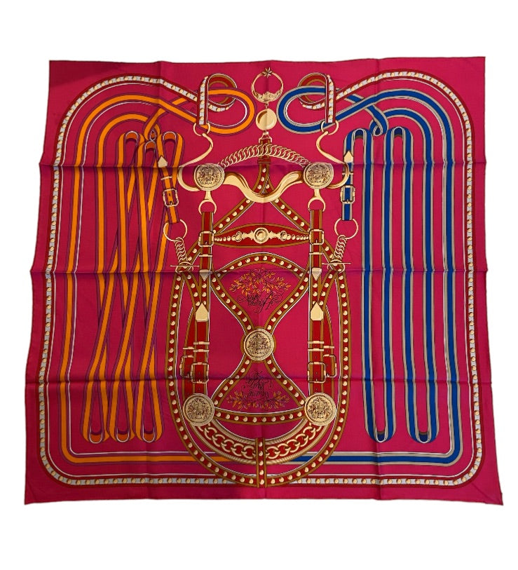 Foulard HERMES Rose