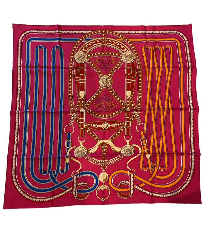 Foulard HERMES Rose
