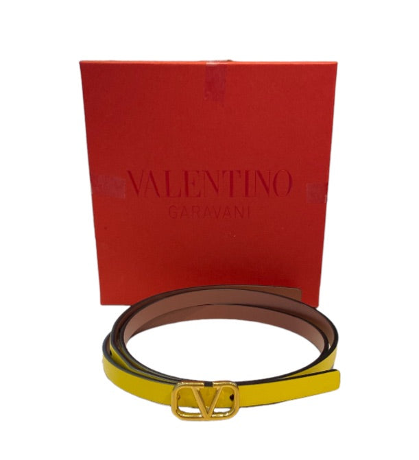 Ceintures VALENTINO jaunes, 85