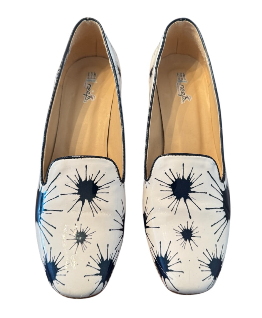 Bleu Marin et Blanc VINTAGE Chaussures, 39