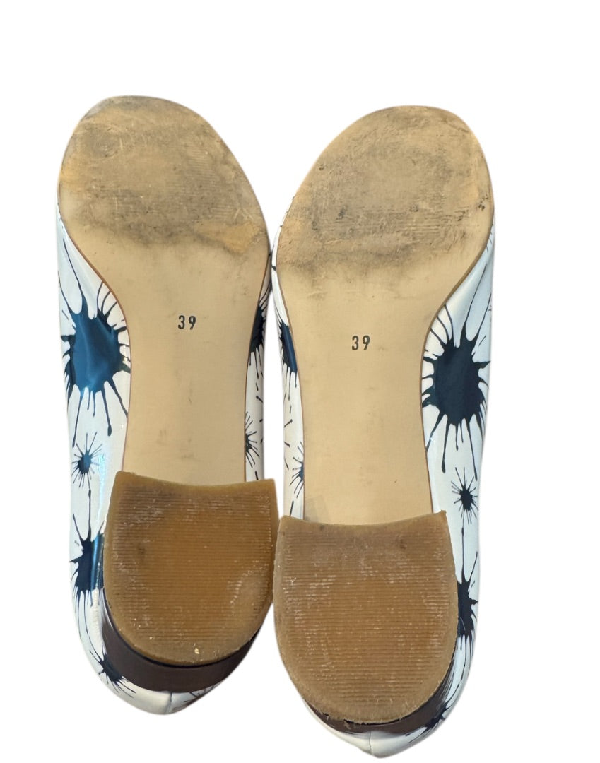 Bleu Marin et Blanc VINTAGE Chaussures, 39