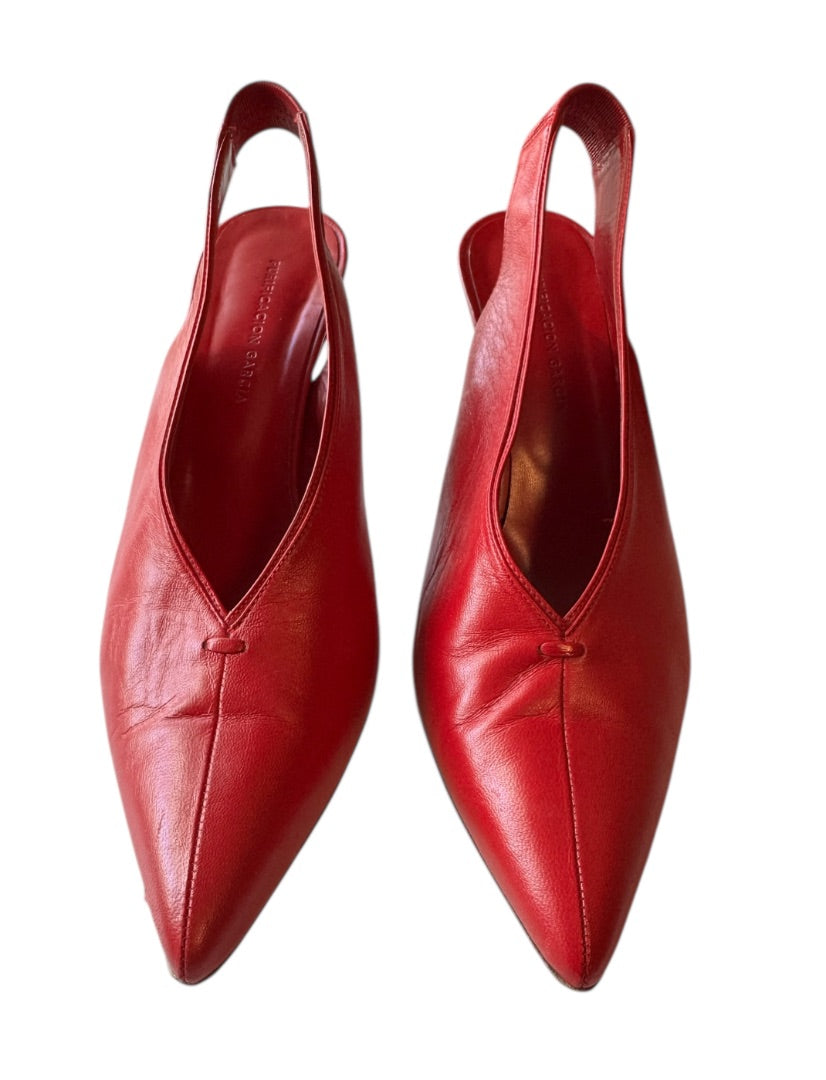 Rouge PURIFICACION GARCIA Chaussures, 7/8