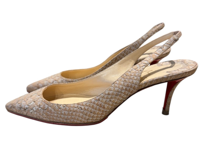 Beige CHRISTIAN LOUBOUTIN Chaussures, 37.5
