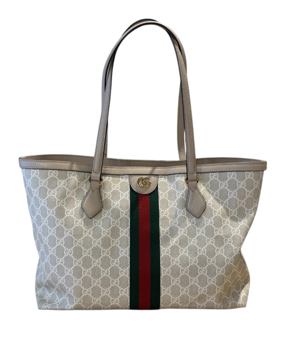 Beige/Gris GUCCI Sacs, OPHIDIA TOTE