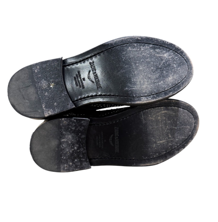 Noir et Argent ZADIG & VOLTAIRE BOTTES, 38
