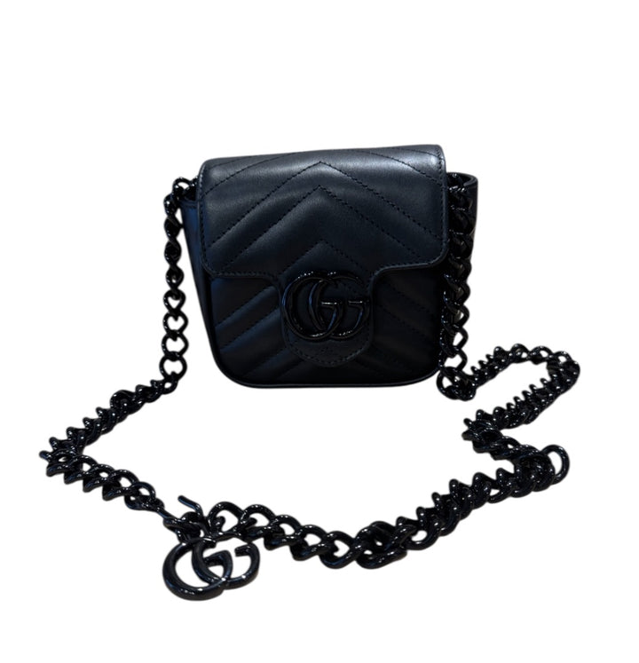Noir GUCCI Sacs, MATELASSE CHAIN BELT