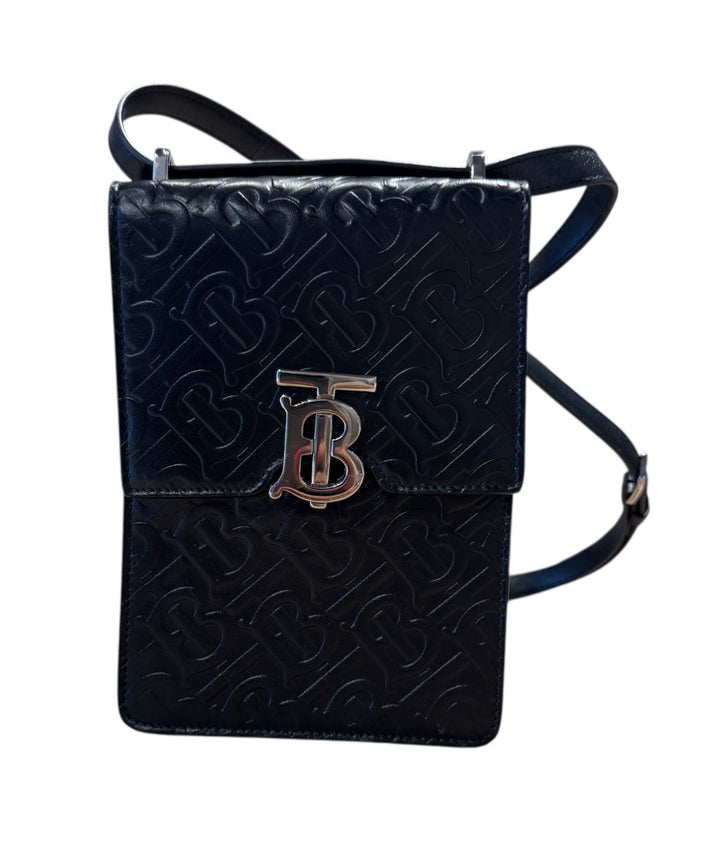 Noir et Argent BURBERRY Sacs