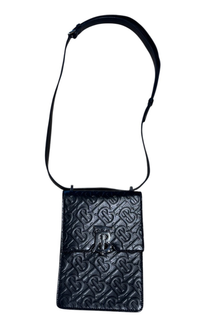 Noir et Argent BURBERRY Sacs