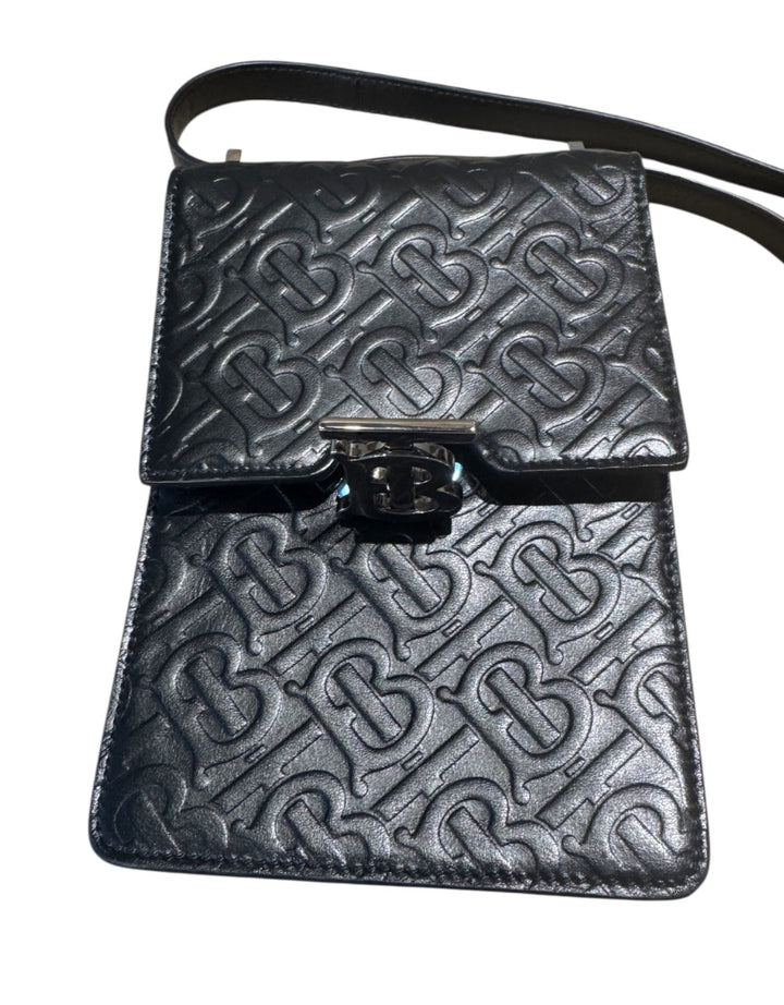 Noir et Argent BURBERRY Sacs