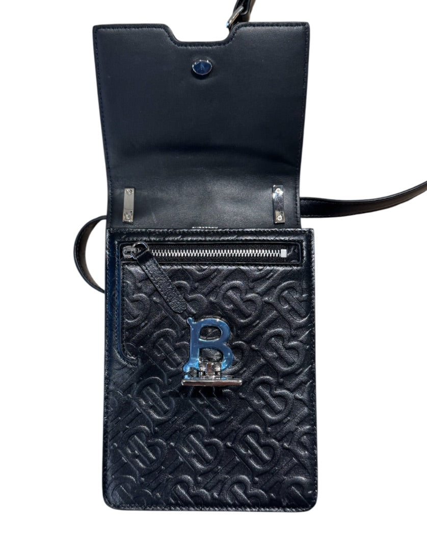 Noir et Argent BURBERRY Sacs