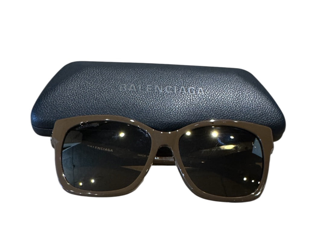 Brun BALENCIAGA Lunettes de Soleil