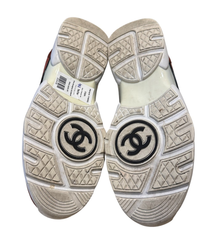 Noir, Blanc, Orange CHANEL Chaussures