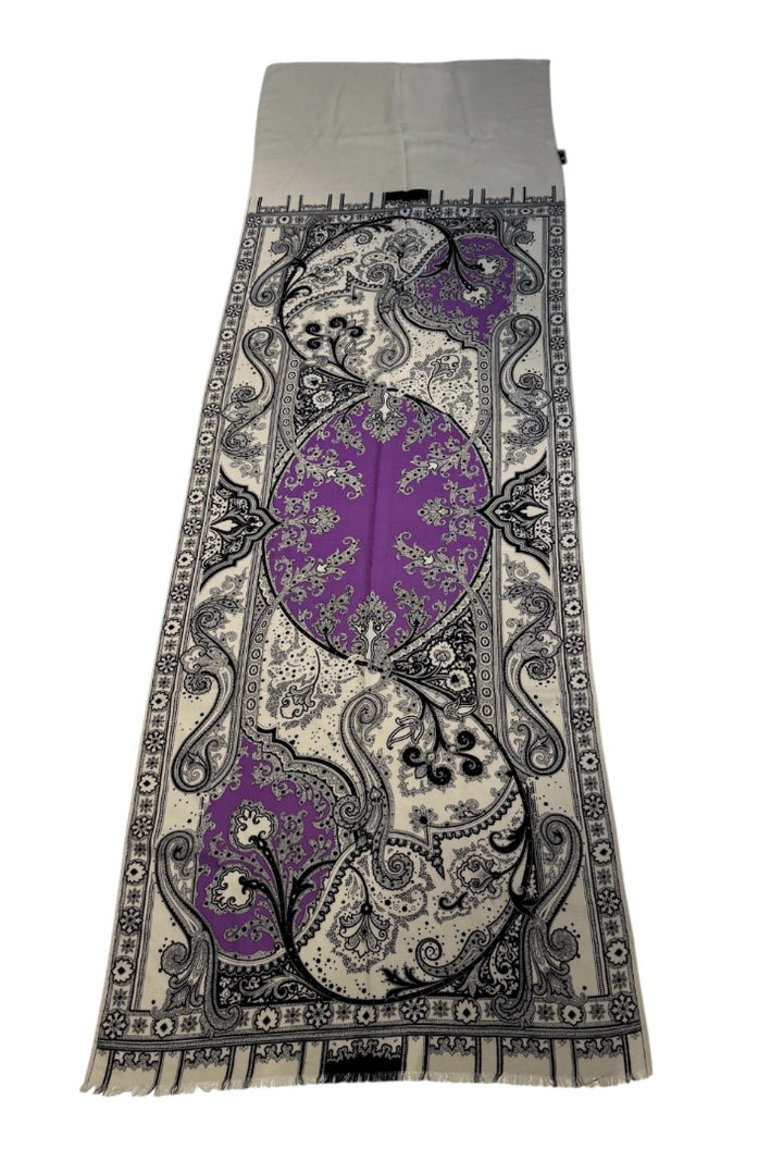 Noir, Blanc, Mauve ETRO Scarf
