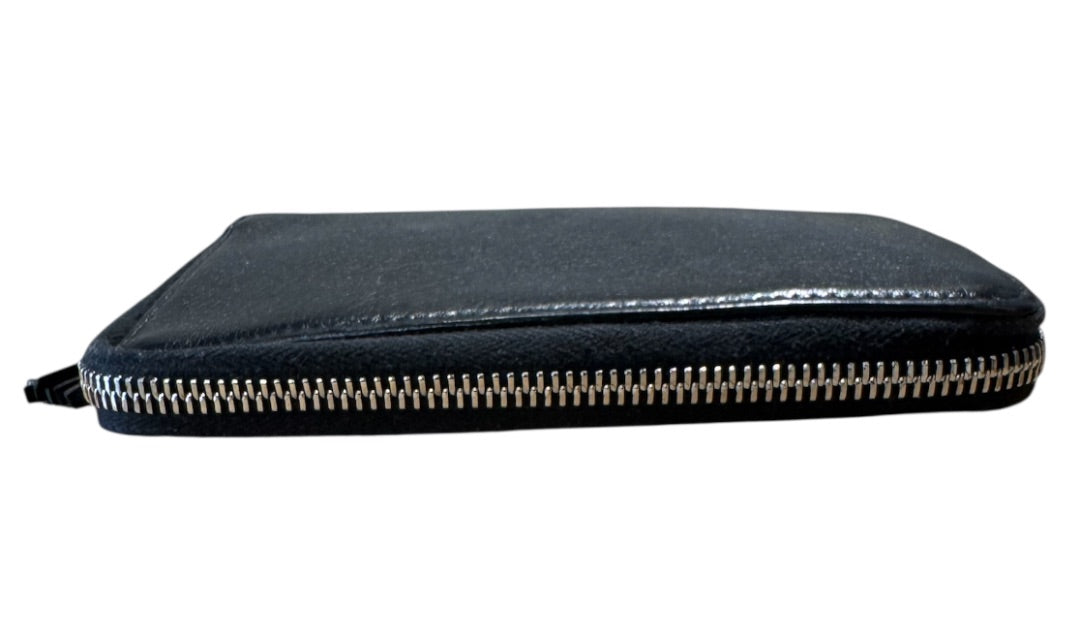 Noir et Argent GUCCI portefeuilles, SOHO STUDDED