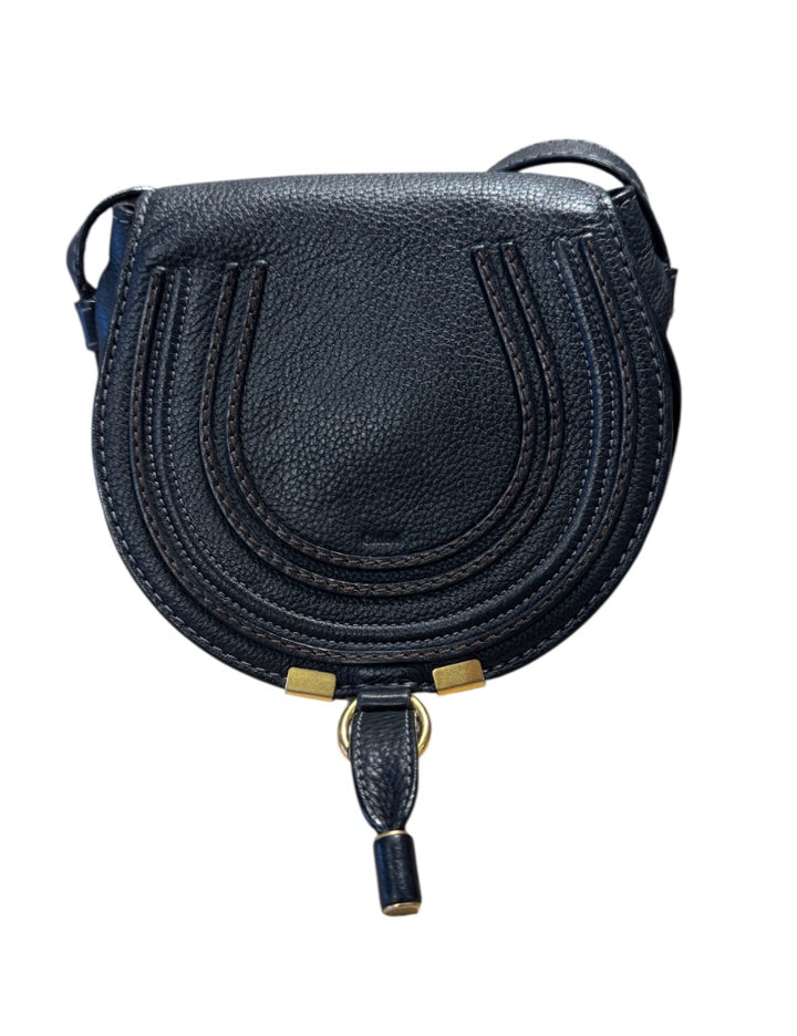 Noir CHLOE Sacs, Mini Marcie Saddle