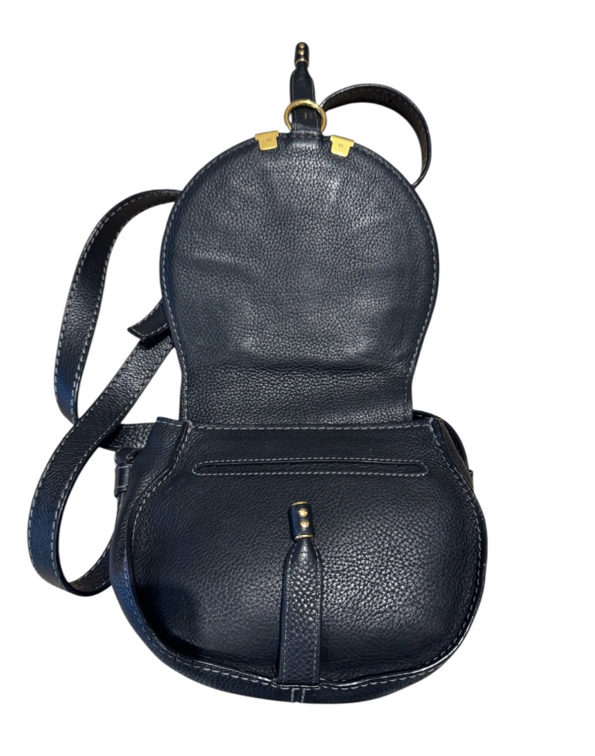 Noir CHLOE Sacs, Mini Marcie Saddle