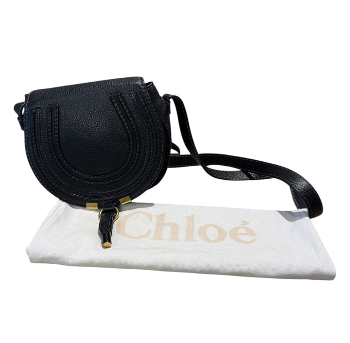 Noir CHLOE Sacs, Mini Marcie Saddle