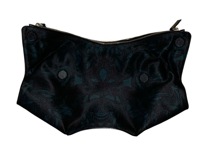 Noir et Vert ALEXANDER McQUEEN Sacs, MANTA CLUTCH