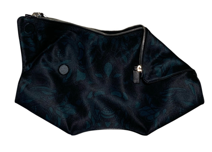 Noir et Vert ALEXANDER McQUEEN Sacs, MANTA CLUTCH