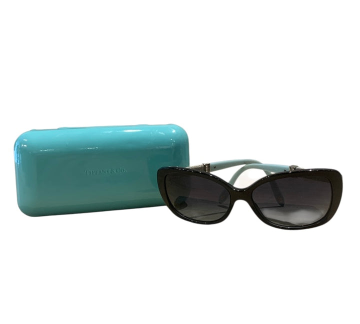Noir et argent TIFFANY & CO Lunettes de Soleil, WITH CASE