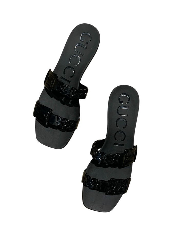 Noir GUCCI sandals, 36