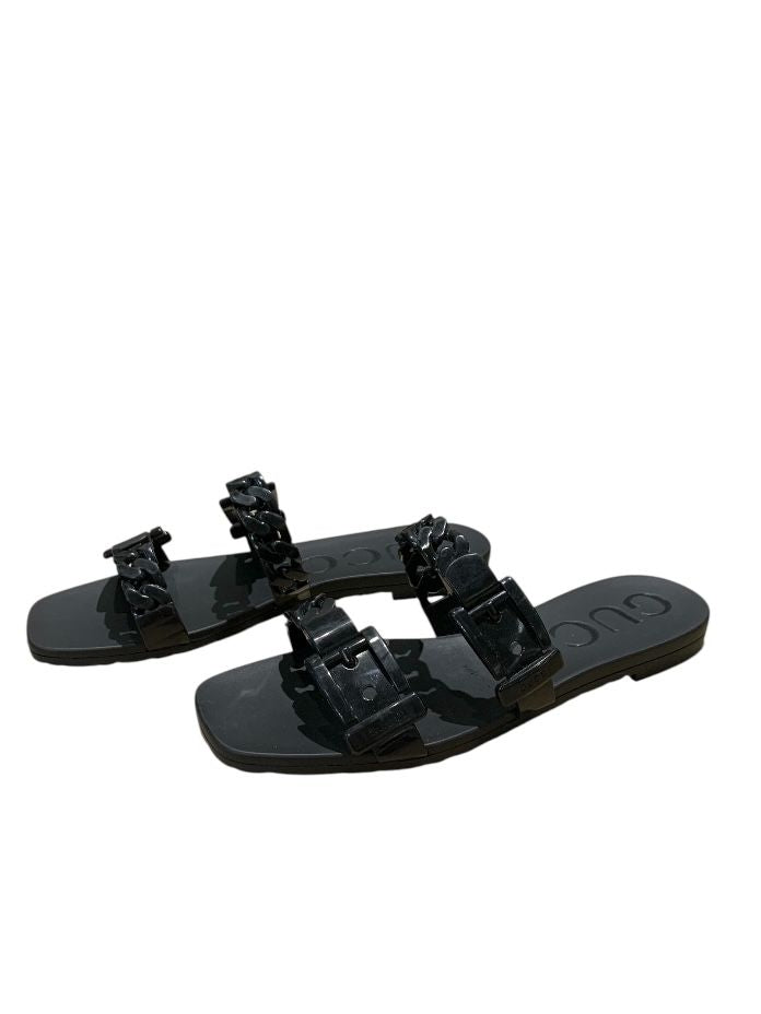 Noir GUCCI sandals, 36