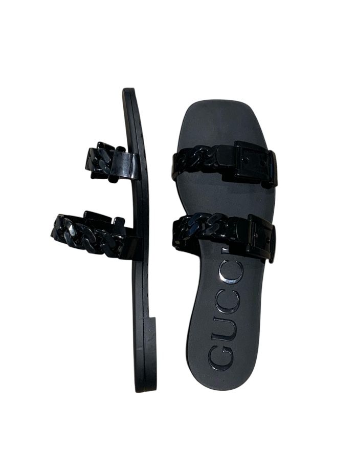 Noir GUCCI sandals, 36