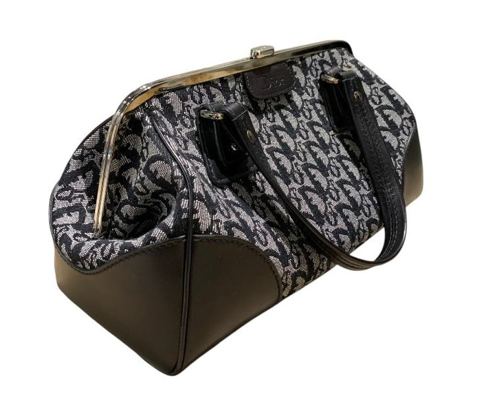 Noir et Gris CHRISTIAN DIOR Sacs, OBLIQUE BOWLING