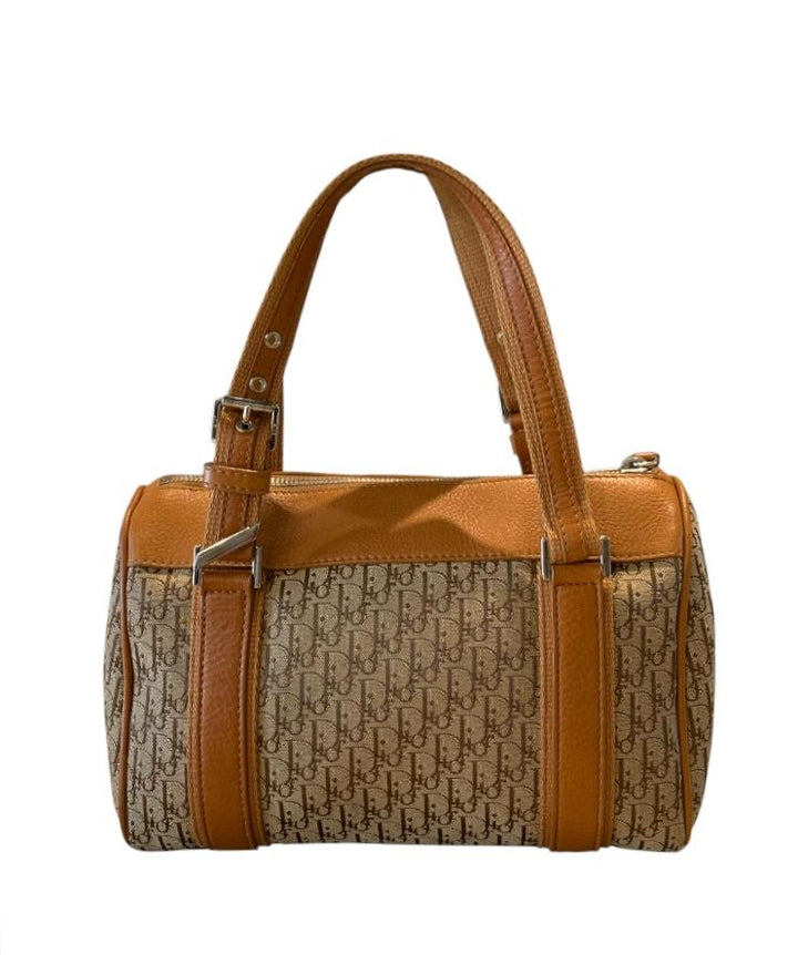 Beige et Brun CHRISTIAN DIOR Sacs, OBLIQUE STREET CHIC MINI BOWLING