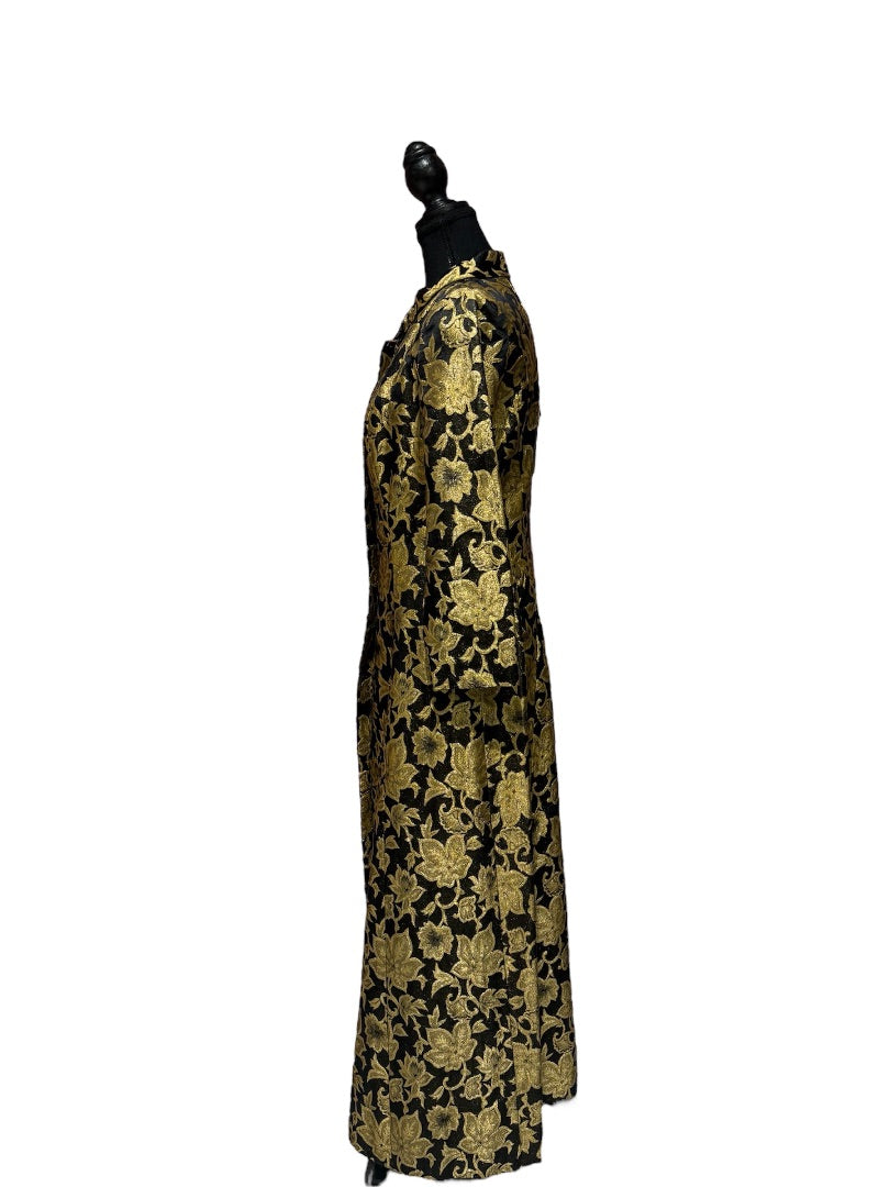 Noir et Or VINTAGE Blazer, Petit/Moyen