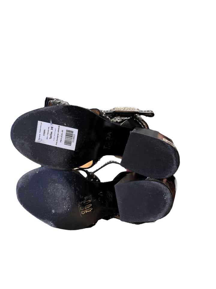 Noir et Argent TOGA PULLA Chaussures, 38