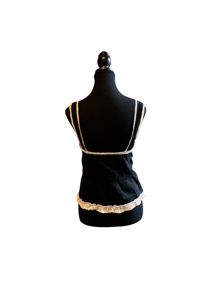 Noir et Blanc VINTAGE Camisoles, Petit