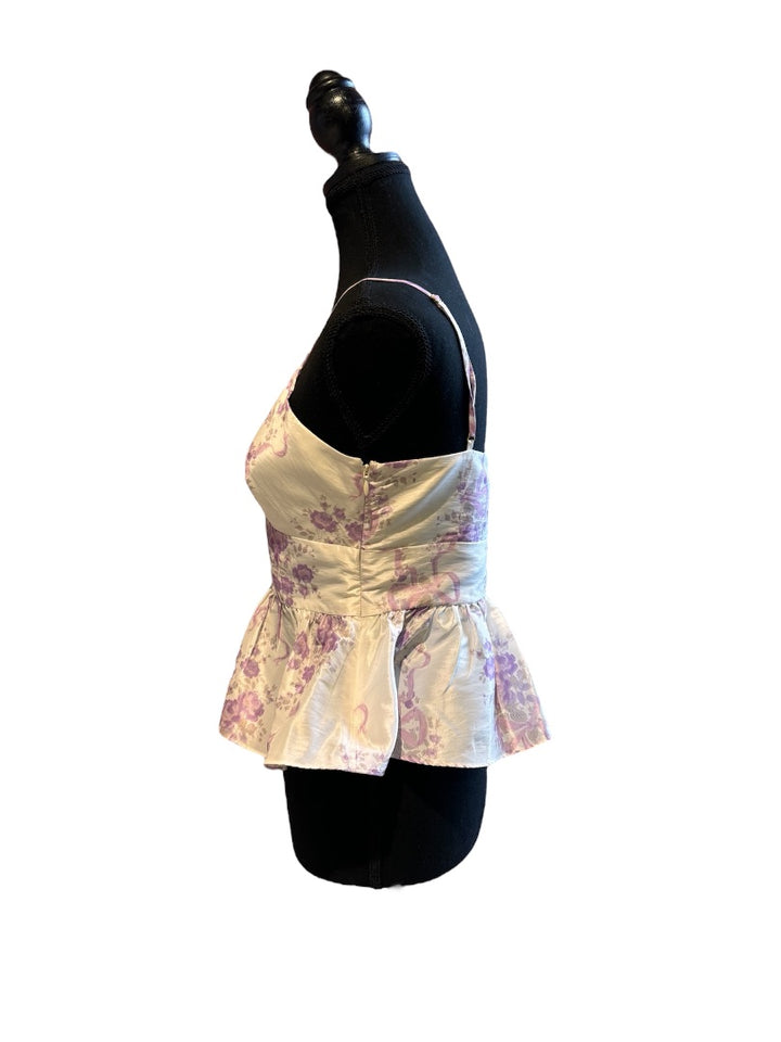 mauve et blanc LOVE SHACK FANCY Camisoles, 4