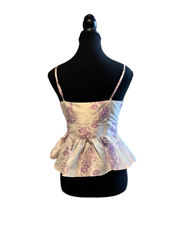 mauve et blanc LOVE SHACK FANCY Camisoles, 4